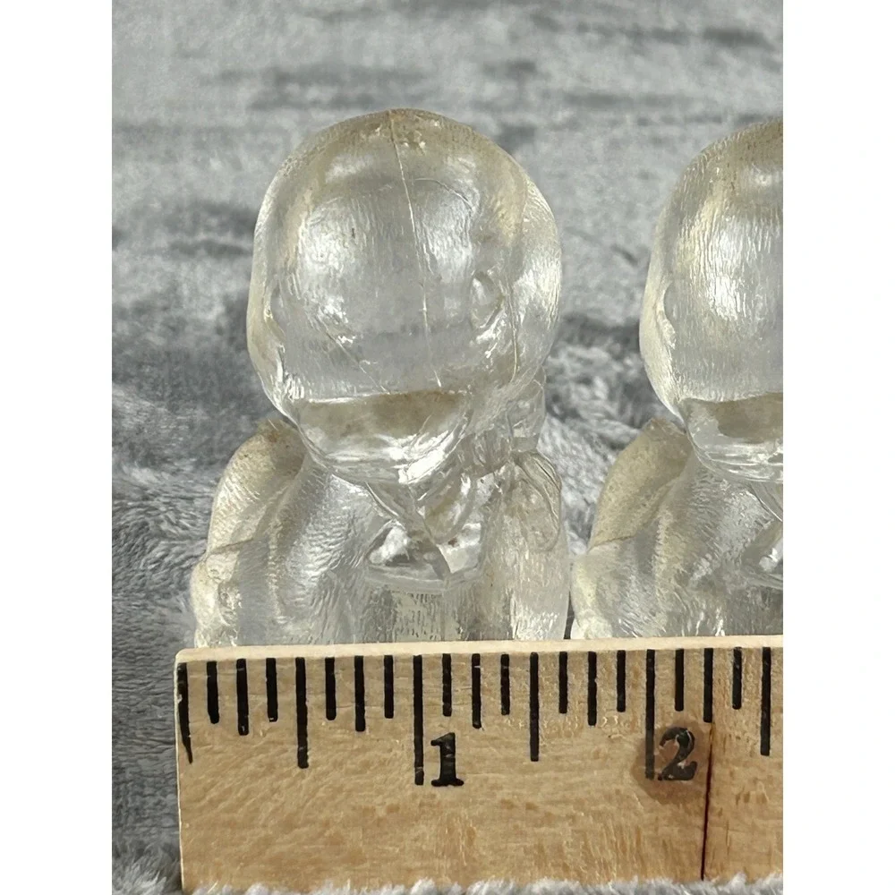 Vintage Clear Acrylic Duckling Salt And Pepper Shaker Kitschy‎ Kitchen Decor
